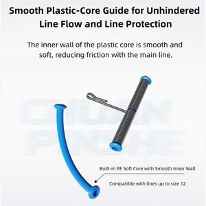 Kit de pêche Drop Shot T Rig avec manchons anti-emmêlement, clips rapides et montages de fond pour la pêche en eau douce et salée, en bateau et en bord de mer - Product Image 3