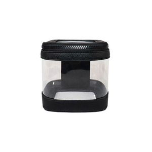 Organisateur de voyage portable en EVA transparent personnalisé OEM pour sac, avec fermeture à cordon et boucle, noir, 12+ compartiments - Product Image 1