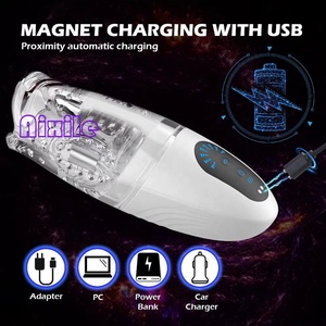 <span class=keywords><strong>Masturbador</strong></span> Masculino con Bomba para Pene, 5 Frecuencias de Vibración, 8 Modos de Vibración, Vagina de Bolsillo con Pantalla LCD para Juegos Sexuales para Adultos - Product Image 5