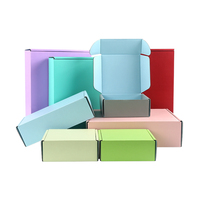 Caja de Cartón Corrugado Personalizada al por Mayor en Colores Rosa, Verde, Rojo y Negro con Logotipo Personalizado, Caja de Regalo Biodegradable para Joyería y Relojes