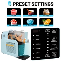 Machine à Slushie 61oz, Appareil à Boissons Glacées pour Crèmes Glacées, Frappés, Milkshakes, Margaritas Glacées pour la Maison