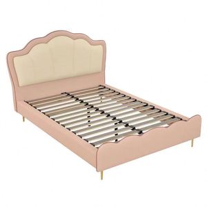 Cama Nube Infantil con Estructura de Madera Sólida, Diseño Moderno y Cómodo, Tapicería de Algodón para Niños y Niñas - Product Image 4