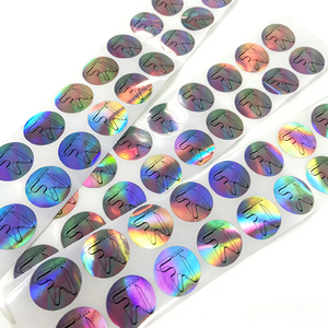 高品质 PVC 激光 3D 全息图标签名标签包装英国 5 张贴纸派对新奇定制 - Product Image 5