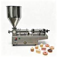 Machine de remplissage de crème pour muffins, beignets et cupcakes, électrique, pneumatique, semi-automatique, haute précision