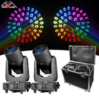 Polarlights équipement d'éclairage de scène professionnel 420W lampe à LED tête mobile 8 + 16 + 24 prismes Sharpy faisceau lumière scène