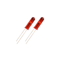 Perles de diode LED à colloïdes hautes de 12,5 mm, tête de diode à colloïdes longues, perles indicatrices à colloïdes avec tension inverse maximale de 2 V, lumière rouge, emballage Hlx