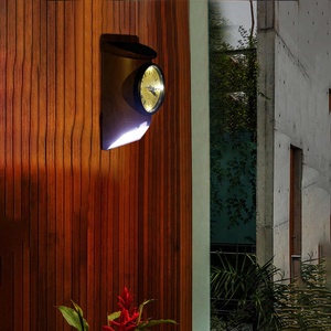 <span class=keywords><strong>Horloge</strong></span> <span class=keywords><strong>solaire</strong></span> <span class=keywords><strong>extérieure</strong></span> étanche avec lumière LED pour garage, porche, porte d'entrée, jardin, cour, mur, maison, parc, escalier, patio - Product Image 2