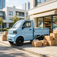 Voiture électrique multifonctionnelle mini pick-up berline EEC/COC/L7e CP avec moteur 4000W, autonomie inférieure à 100 km, pour le transport agricole et urbain