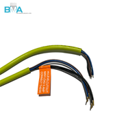 Câble de raccordement 3A à charge maximale UL2464 20AWG 4 conducteurs 1,659 m avec gaine verte et bornes crantées pour liaison de découpage haute performance
