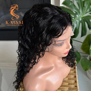 Peluca de Cabello Humano Virgen Brasileño sin Procesar con Ondas de Agua y Puntas Gruesas, Peluca Frontal de Encaje, Venta al por Mayor - Product Image 3