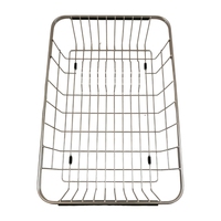 Panier à vaisselle robuste en acier inoxydable pour lave-vaisselle à forte capacité et cuisines industrielles