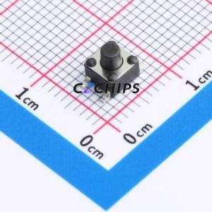 TS010-TBW1EH5.0 Tactile <b>Switch</b> SMD-4P,4.5x4.5mm <b>Switch</b> Single Pole Single Throw Round Button 1.8N Vertical Mount - Product Image 1
