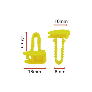 Clips Automotrices de Plástico Smooth Sailing D241, Sujetadores de Nylon PA66 para Reparación y Ensamblaje de Carrocería - Product Image 2