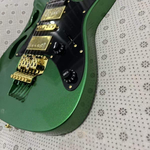 Chitarra Elettrica Double Neck Geake ST-311 con Corpo in Mogano, Manico in Acero, Finitura Lucida, Tastiera in Palissandro, Configurazione Pickup H-S-H - Product Image 6