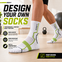 Chaussettes de sport respirantes et anti-transpiration pour hommes, idéales pour le basketball et la course à pied, personnalisables avec logo – Vente directe usine