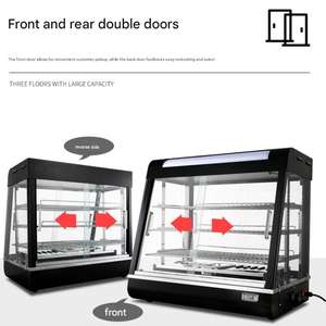 Vitrina Caliente para Baño María y Exhibidor de Alimentos Calientes, Perfecto para Sopas, Guisos y Purés de <span class=keywords><strong>Papas</strong></span> - Product Image 2