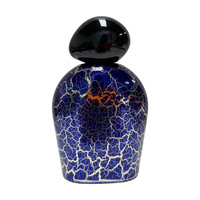 Flacon de parfum en verre rechargeable de luxe, forme carrée, avec bouchon doré ou argenté, flacon vide pour emballage cosmétique