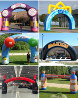 Arc gonflable avec logo personnalisé, pièces, arc lumineux d'extérieur, modèle de bouteille, pour vacances, événement, publicité, festival, oktoberaken