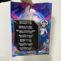 Nouveau Sac Fourre-tout 2026 au Design Original avec Personnage Anime Imprimé, Sac en Plastique Découpé Personnalisé, Sacs de Courses avec Votre Propre Logo