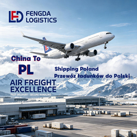 Luftfracht DDP Versandagentur Lagerhaltung nach Polen Warschau Chopin Flughafen Transportdienstleistungen Tür-zu-Tür-Option