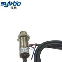 Capteur de proximité magnétique à effet Hall Syvbo ZJWKM18-10-ZJ/K(ZJK) M18, 10 mm, 0-250 V AC/DC, IP67, 2 fils, interrupteur NO