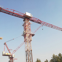 Grue à tour Topkit pour la construction de bâtiments de grande hauteur, le levage de matériaux de construction et les projets industriels lourds