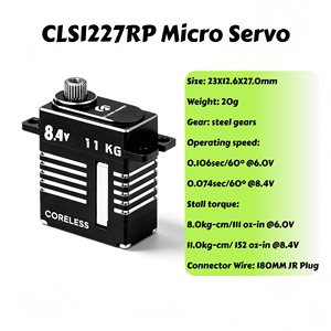 Flashobby Nuevo Servo Digital Micro RC CLS1227RP-B con Engranajes Metálicos HV de Alto Torque 11KG 0.074Seg para SCX24 AX24 <span class=keywords><strong>1</strong></span>/<span class=keywords><strong>24</strong></span> RC <span class=keywords><strong>Crawler</strong></span> - Product Image 4