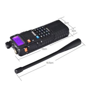 เครื่องวิทยุสื่อสารแบบมือถือ Baofeng Uv-5r 8W แบบสองย่านความถี่ FM พร้อมจอ LCD และแบตเตอรี่แบบชาร์จได้สำหรับใช้งานกลางแจ้ง - Product Image 2
