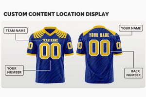 Maglie da calcio americano personalizzate all'ingrosso da 25 pezzi, di alta qualità, retrò e taglie extra large - Product Image 3