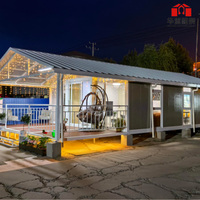 Contenedor prefabricado de 40 pies y 20 pies, casa extensible a la venta, casa prefabricada plegable de acero ligero, Villa de 5 dormitorios