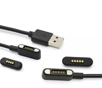 Connecteur Magnétique Pogo Pin Mâle Femelle USB Câble de Charge d'Alimentation