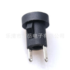 Prise d'alimentation ronde à clipser Jieyue DC-022B 5,5x2,1 mm non-terrestre en plastique pour usage audio-vidéo - Product Image 2