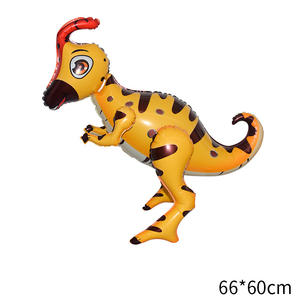 Nuevo diseño 4D dinosaurio papel <span class=keywords><strong>de</strong></span> aluminio globo <span class=keywords><strong>de</strong></span> helio montaje dibujos animados niños juguete <span class=keywords><strong>Jurassic</strong></span> <span class=keywords><strong>World</strong></span> tema Feliz <span class=keywords><strong>cumpleaños</strong></span> fiesta Decoración - Product Image 4