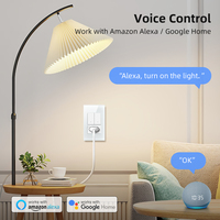 Avatto Tuya Wifi Smart 1 2 Gang Home Prises murales et prise de courant Smart Tuya Brazil Prises et interrupteur standard