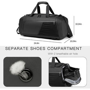 Bolsa de deporte impermeable unisex, bolsa de deporte de viaje al aire libre con compartimento para zapatos - Product Image 3