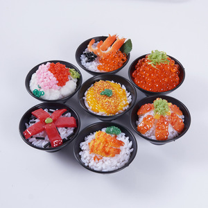 พวงกุญแจรูปข้าวซูชิแบบจำลอง PVC ของ Sensei Food Art ของตกแต่งจิ๋ว ของเล่นรูปอาหาร - Product Image 5