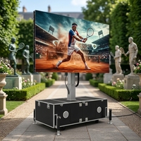 Écran LED portable étanche 2026 JCT PFC7M-W P3.91 3.5*2m avec flight case pour matchs sportifs en direct et publicités extérieures