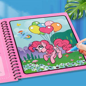 Livre d'images en anglais pour enfants de maternelle en gros, avec exercices de coloriage et de calligraphie, en carton, impression sirène, produit d'usine - Product Image 4