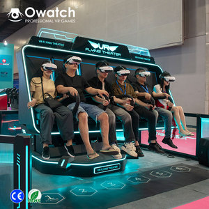 VR bay Theater công viên chủ đề VR AR Mr thiết bị giải trí kiếm tiền 9D VR phim chuyển động năng động 6 người chơi - Product Image 3