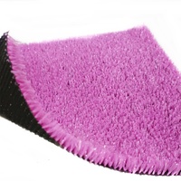 Tapis de pelouse à moindre coût en gazon vert artificiel amical ZC 7mm 10mm 15mm