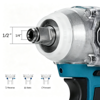 Clé à chocs sans fil 18V Brushless DTW285, outil électrique compatible avec la batterie LXT pour la réparation automobile