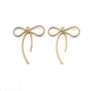 Dijes de lazo de aleación de zinc 36x44mm 24x40mm color oro, accesorio DIY para joyería, colgante, llavero, cadena para suéter, patrón tótem, unisex - Product Image 5