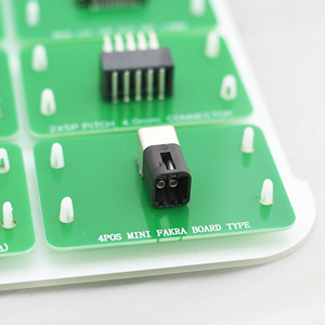 Connecteur automobile 4POS MINI FAKRA, connecteur RF MINI FAKRA pour montage sur circuit imprimé (PCB) pour audio automobile - Product Image 4