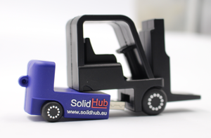 Pvc Forklift Truck Model USB Flash Drive Creative Pen Drive Car Memory Stick 32gb Cartoon 3D <strong>Flashdisk</strong> - Product Image 5