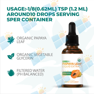 Oem/ODM/OBM Hữu Cơ đu đủ lá chiết xuất chất lỏng tiểu cầu hỗ trợ và tiêu hóa Viện trợ chế độ ăn uống bổ sung đu đủ chất lỏng - Product Image 2