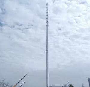 25M 150km/h Windbeständiger Einrohr-Turm - Stahlturm für 5G-Basisstationen & Urbane Telekommunikation - Product Image 6