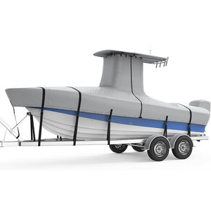 Housse de bateau robuste en polyester marin 600D imperméable, protection solaire UV et <span class=keywords><strong>pluie</strong></span> pour l'extérieur - Product Image 1