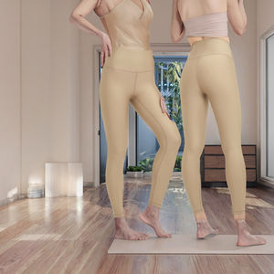 Leggings Deportivos Transpirables de Cintura Alta con Efecto Push-Up, Leggings de Yoga con Cintura Elástica, Leggings Deportivos Personalizados, Ligeros, Lisos y Suaves - Product Image 3