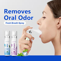 Spray buccal rafraîchissant à la menthe pour l'hygiène bucco-dentaire, désodorisant, anti-halitose, longue durée, format voyage portable, haleine fraîche