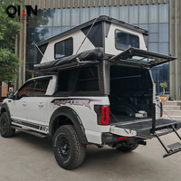 2-Personen Wasserdichtes Aluminium Faltbares Auto-Dachzelt Pickup-Truck Offroad Hartschalen-Dachzelt zum Camping